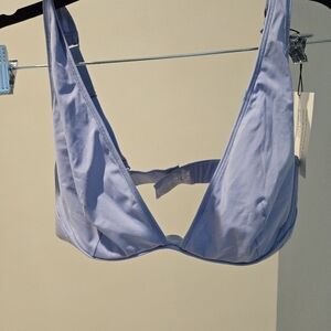 The Kit Molded Plunge Bra In PERIWINKLE